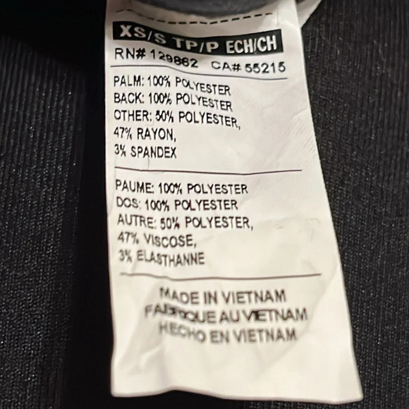 Nike black faux fur mittens, XS/S - Picture 9 of 9